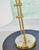 Baronvale Brass Finish Metal Accent Lamp