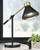Garville Black / Gold Finish Metal Desk Lamp