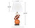 Nyx Orange Poly Table Lamp