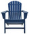 Sundown Treasure Blue Adirondack Chair Sundown Treasure Blue Adirondack Chair