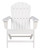 Sundown Treasure White Adirondack Chair Sundown Treasure White Adirondack Chair