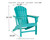 Sundown Treasure Turquoise Adirondack Chair Sundown Treasure Turquoise Adirondack Chair