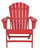Sundown Treasure Red Adirondack Chair Sundown Treasure Red Adirondack Chair