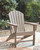 Sundown Treasure Grayish Brown Adirondack Chair Sundown Treasure Grayish Brown Adirondack Chair
