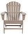 Sundown Treasure Grayish Brown Adirondack Chair Sundown Treasure Grayish Brown Adirondack Chair