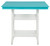 Eisely Turquoise / White Square Counter Table W/Umb Opt Eisely Turquoise / White Square Counter Table W/Umb Opt