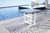 Transville Gray / White Square Counter Table W/Umb Opt Transville Gray / White Square Counter Table W/Umb Opt
