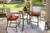Tianna Dark Brown Counter Table Set (Set of 3) Tianna Dark Brown Counter Table Set (Set of 3)
