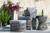 Coast Island Dark Gray Chair/Otto W/Cush/Table (Set of 3) Coast Island Dark Gray Chair/Otto W/Cush/Table (Set of 3)