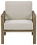 Fynnegan Light Brown Lounge Chair W/Cushion (Set of 2)