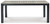 Mount Valley Black / Driftwood Rectangular Dining Table W/Umb Opt Mount Valley Black / Driftwood Rectangular Dining Table W/Umb Opt