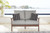 Emmeline Brown / Beige Loveseat W/Cushion Emmeline Brown / Beige Loveseat W/Cushion