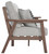 Emmeline Brown / Beige Loveseat W/Cushion Emmeline Brown / Beige Loveseat W/Cushion