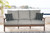 Emmeline Brown / Beige Sofa With Cushion Emmeline Brown / Beige Sofa With Cushion