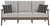 Emmeline Brown / Beige Sofa With Cushion Emmeline Brown / Beige Sofa With Cushion