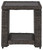 Grasson Brown Square End Table