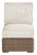 Beachcroft Beige Armless Chair W/Cushion Beachcroft Beige Armless Chair W/Cushion