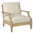 Clare Beige Lounge Chair W/Cushion