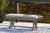 Visola Gray Bench With Cushion Visola Gray Bench With Cushion