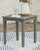 Visola Gray Square End Table