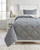 Rhey Tan / Brown/gray Twin Comforter Set