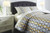 Mato Gray / Yellow / White Queen Comforter Set