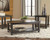 Mallacar Black Occasional Table Set (Set of 3)