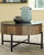 Nashbryn Gray / Brown Round Cocktail Table