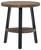 Chanzen Brown / Black Round End Table