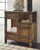 Roybeck Light Brown / Bronze Accent Cabinet