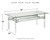 Braddoni Chrome Finish Rectangular Cocktail Table
