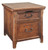 Woodboro Dark Brown Media End Table