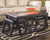 Kelton Espresso Cocktail Table W/2 Stools (Set of 3)