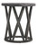 Sharzane Grayish Brown Round End Table