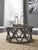 Sharzane Grayish Brown Round Cocktail Table
