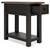 Tyler Black / Gray Chair Side End Table