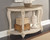 Realyn White / Brown Sofa Table