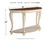 Realyn White / Brown Sofa Table