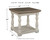 Havalance Gray / White Rectangular End Table