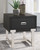 Chisago Black / Silver Rectangular End Table