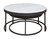 Windron Black / White Nesting Cocktail Tables (Set of 2)