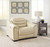 Center Line Cream Power Recliner/Adj Headrest Center Line Cream Power Recliner/Adj Headrest