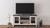 Dorrinson White LG TV Stand W/Fireplace Option