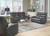 Bosa - Power Reclining Sofa - Charcoal - Leather (64591-1122/18-3022/18)