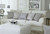 Zeller - Sofa - Cream (447003-1680/16-2198/28)