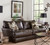 Pavia - Top Grain Italian Leather Sofa With Cuddler Cushions - Cocoa (548203-1268/09-3068/09)