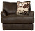 Pavia - Top Grain Italian Leather Chair With Cuddler Cushions - Cocoa (548201-1268/09-3068/09)