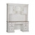 Magnolia Manor - Credenza & Hutch - White & Brown (244-HOJ-CHS)