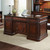 Brayton Manor - Jr Executive Desk - Dark Brown (273-HOJ-JED)