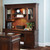 Brayton Manor - Jr Executive Credenza Set - Dark Brown (273-HOJ-JEC)
